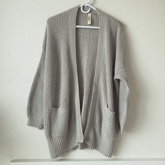 LARA Sweaters - Lara Fashion Cozy Knit Open Cardigan